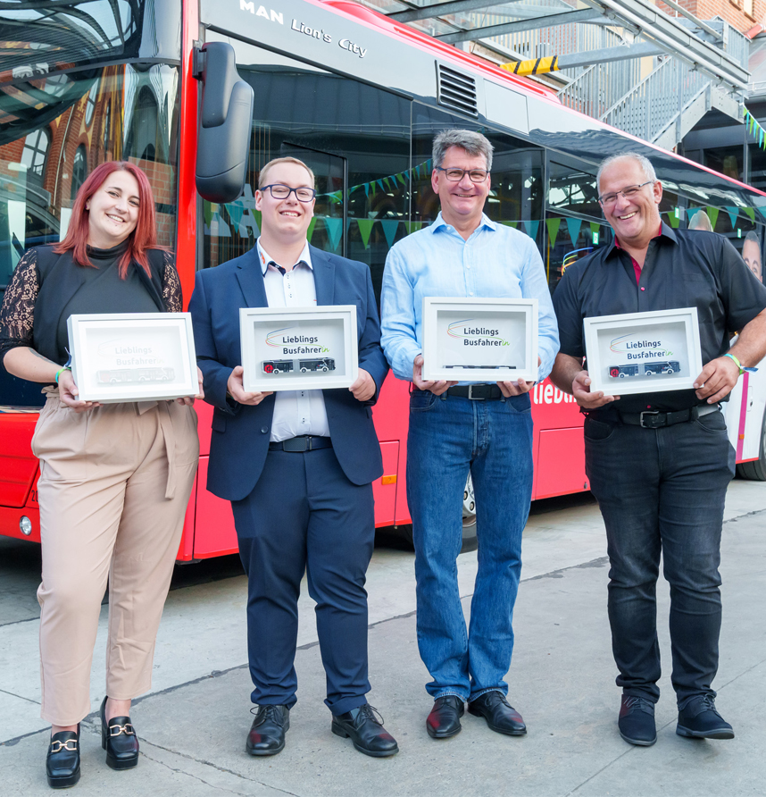 Mit großem Engagement und ganz viel Herzblut: das sind unsere Lieblingsbusfahrer*innen 2023