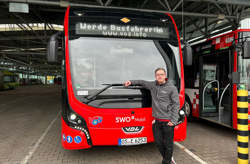 Berufseinstieg als Busfahrer*in bei der SWO mobil